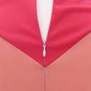 Women Eve Costume Pink Jumpsuit Cloak Hero Bodysuit Outfit Halloween Cosplay Uniform Suit