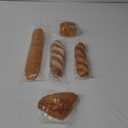 5 Pcs Artificial Bread Decoration Fake Baguette Food Model Simulation French Loaf Display Realistic Dessert Ornament Christmas Bakery