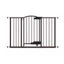 Summer Infant Ingenuity Thruway 52W Series Pet and Baby Gate with GlideOpen, 29"-52" Wide, 28" Tall, Pressure or Hardware Mounted, Install on Wall or Banister in Doorway or Hallway - Espresso
