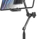 Car Cup Holder Tablet Mount for 4.7-13" iPad & Phone, Extra-Length Metal Arm12.9" Truck Cup Tablet Holder with 360 Adjustable Arm, Cupholder for iPad Pro, Air, Mini, Galaxy Tab, Fire HD