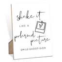 Please Sign Our Guest Book Sign for Wedding, Wedding Decorations for Reception, 8 X 11" Wooden Table with Stand, Bridal Shower for Reception