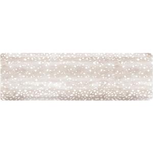 House of Noa Nama Standing Mat – Anti-Fatigue Kitchen Mats for Floor, Cushioned & Non-Slip Kitchen Comfort Mat for Standing, Thick Foam Anti-Fatigue Mat for Kitchen & Workspaces, Fawn Brown 22" x 72"