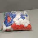 Riceshoot 6 Pcs 4th of July Garland Patriotic Decorations 30 ft Fourth of July Red Blue and White Party Decor Artificial Marigold Flowers for Independence Day Front Door Porch Table Centerpieces