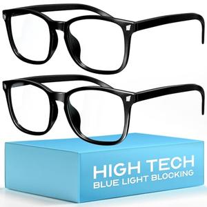 livho High Tech Blue Light Glasses - Advanced 99% Blue Light Blocking Computer Glasses - Anti Eyestrain & UV Glare Protection