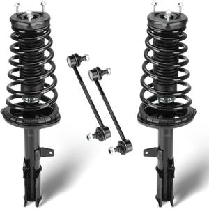 Rear Struts Assembly Fit for 1997-2001 Toyota Camry 2.2L, 1999-2003 Solara, Shock Absorber & Sway Bar End Link, Replace for 531681 531680 4Pcs
