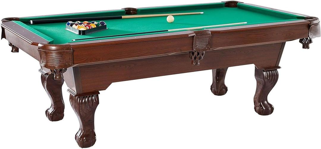 Barrington Billiards Multiple Styles Pool Table, Preassembled Playfields with Complete Billiard Accessory Sets, Perfect for Family Game Rooms