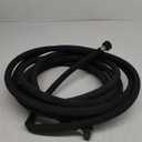 5/8 inch Round Rubber Garden Soaker Hose 25 FTHeavy Duty Water Soaker Hoses Drip Hose irrigation hose for Vegetable Gardens, Flower Beds, Lawns, and Plants (25FT)