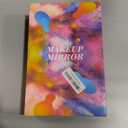 HUONUL Makeup Mirror, Vanity Mirror with Lights, 2X/3X/10X Magnification, Touch Control, Trifold, Dual Power Supply, Gifts for Women, Wife, Mom, Girls,Dorm Room Essentials (White)