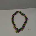 Windy City Novelties 36" Jumbo Link LED Plastic Necklace - Fun Light-Up Accessory for Mardi Gras, St. Patrick's Day, and Party Events (Purple/Green/Gold)