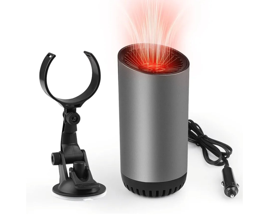 Car Heater, 12V 150W Portable Car Heater, 2 in 1 Fast Heating and Cooling Defroster Defogger Plug into Cigarette Lighter