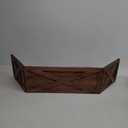 Hallops Wooden Christmas Tree Collar Box, Farmhouse Rustic Vintage Tree Collar, Folding, Standard