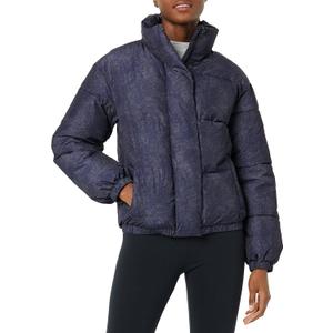 Amazon Essentials Women's Relaxed-Fit Mock-Neck Short Puffer Jacket (Previously Daily Ritual), Sage Green, 4X