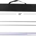 SUERUI Adjustable X Banner Stand Fits Any Banner Size Width 23" to 32" and Height 63" to 78",Portable Retractable Banner Holder with Carrying Bag - Customize Banner for Trade Show, Exhibition, 2 Pack