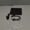 Charging Station for Multiple Devices 68W 6 Port Phone Charger Dock with 6 Cables, 20W Black Fast Charging Station Compatible with Apple Cellphone iPad iPhone Tablet(Black)