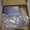 Epakh 20 Pieces Sign Clips Rotating Price Tag Clip Swivel Sign Holder for Handrails or Tubes with 20 Pieces Hard Card Sleeves PVC Card Protector for Shelves Store Supermarket(Thumb Clip Style)