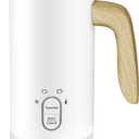 Milk Frother Electric, Coffee Frother, Warm and Cold Milk Foamer,4 IN 1 Automatic Milk Warmer Stainless Steel for Coffee, Latte, Hot Chocolate (White)