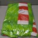 Women's Green Hooded Long Sleeved Sweatshirt, Green Sweatshirt, Red Holiday Themed Clothing (XXL)