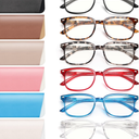NOVIVON 6 Pack Reading Glasses for Women, Reading glasses men, Blue Light Blocking Readers, Computer eye glasses, Cheaters,+2.25