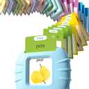 Airbition Bilingual Spanish and English Talking Flash Cards for Ages 2+, Pocket Speech Therapy Tools with 510 Words, Montessori Language Learning Aids, Children's Sensory Learning Kit