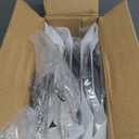 Brightever 12 Inch 6 Pack LED Ceiling Light Flush Mount, 24W 3200LM 0.67 Inch Thickness Close to Ceiling Light Fixtures, Dimmable & 2700K-6500K 5 Color Selectable Light Fixtures Ceiling Mount, Black