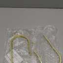 Brass Curtain Drapery Holdbacks,2Pcs Solid Aluminum U Shaped Wall Mounted Curtain Tiebacks