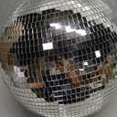 16-Inch Large Disco Ball Big Hanging Mirror Ball Disco Ball Decor for Disco Party Decorations, Weddings, Events, Disco Christmas Decor, and Home Celebration