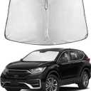 Autovir Windshield Sun Shade Fit for 2017-2020 2021 2022 Honda CRV Sunshade, Front Car Window Shades Sun Visor, Blocks UV Rays & Heat, Car Accessories