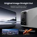 Hoerrye for iPhone 17 Pro Camera Lens Protector - [12FT Shatterproof Military Grade] [Strong Adsorption] Metal Top 9H+ Tempered Glass Camera Screen Full Cover Case Friendly,Carbon Fiber