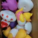 DAZONGE 24Packs Lucky Duck Valentines Cards for Kids, Multi-colored Valentine's Day Gift Tags with Rubber Ducks, Valentines Day Cards for Kids School Exchange Activity