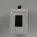 SPOTMINDERS Apple MFi Certified Wallet Tracker Works With Apple Find My Tracking Card for Wallet Card Rechargeable IP68 Waterproof 0.07in Slim iPhone Item Finder for Luggage Tags Purse Gifts for Women (Black (Pack of 1))