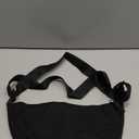 Nylon Crescent Crossbody Bag for Women Purses Trendy Men,Small Travel Sling Bag Hobo (Black)