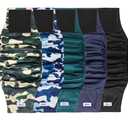 Reusable Dog Diapers Male, Premium Washable Belly Bands for Dogs, Pack of 5, High Absorbing Small Dog Wraps for Doggie & Puppy in Incontinence or Excitable Urination and Training