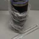 TaroKitc 40 oz Tumbler with Handle | Stainless Steel Insulated Travel Mug Iced Coffee Cup with Lids and Straw | Keeps Drinks Cold for 34 Hours | Dishwasher Safe, BPA Free | BLACK