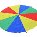 Sonyabecca Parachute for Kids 6' with 9 Handles Game Toy for Kids Play
