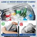 36 Can Waterproof Cooler Backpack, Insulated Leakproof Lunch Cooler Bag