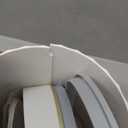 ELPHECO Automatic Motion Sensor Trash Can - 2 Gallon Slimline for Bathroom, Bedroom, Kitchen, Office - White with Gold Trim