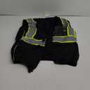 AYKRM 11 color Ladies High Vis Reflective Safety Vest for Women (X-Small, Black)