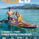 Suncorp 11'x34'' Inflatable Paddle Board, Extra Wide Standup Paddleboard, 420lbs Capacity, Inflatable SUP, Full SUP Kits for Family, Fishing, Yoga&All Skill Levels