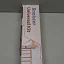 2 Pcs No Hole Stairway Baby Gate Adapter - Fits Round & Square Banisters, Compatible with Most Hardware and Pressure Mount Baby Gates Up to 37 inches Tall