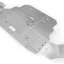 ALMULOO Skid Plate Silver Compatible with 1996-2008 Audi A4 S4 B5 B6 B7 Aluminum
