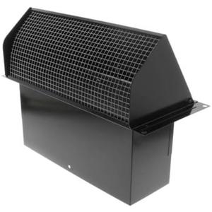 639 for Model 639 Steel Wall Cap for 3-1/4" x 10" Duct, Black Finish