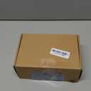 Matte Black Door Knobs Interior With Lock, Modern Privacy Rectangle Door Knob Door Handles for Bathroom Bedroom