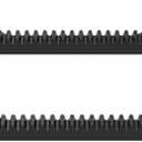 Nylon Gear Racks for Sliding Gate Opener 6.56 ft - 2 Sections of 3.28 Ft Each