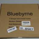 Bath Hand Towel Holder Standing, 13 Inch T-Shape Towel Bar Rack Stand, SUS304 Stainless Steel Brushed Finish,Tower Bar for Bathroom Kitchen Vanity Countertop (Silver)