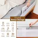 Fitted Bed Sheet Straps Bedroom Bed Sheet Holder Sheet Fasteners Keep Sheets in Place Elastic Sheet Strap Mattress Sheet Holders for All Mattress Sizes (Twin)