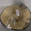 Roxy Women's Tomboy Woven Straw Hat | Wide Brim | Adjustable | Sun Protection | Beach | Vacation | Natural (True Black)