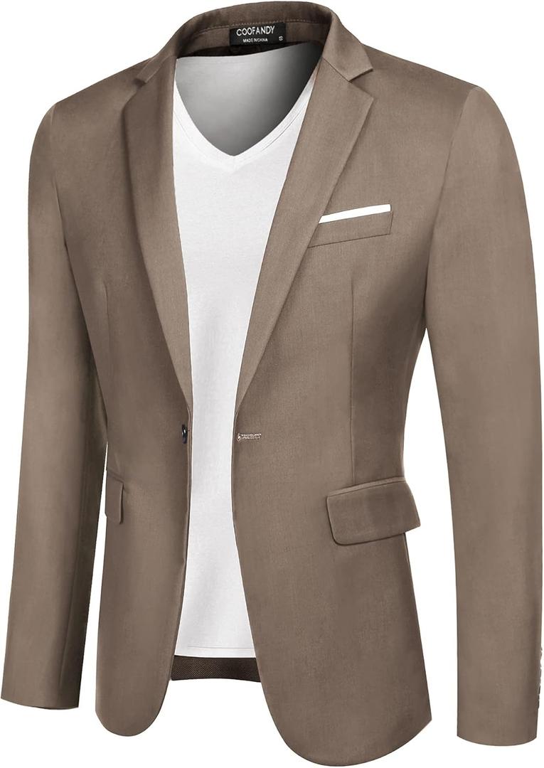 COOFANDY Mens Blazer Sport Coats Casual Slim Fit Suit Jacket Business One Button Blazers (XL) COOFANDY Mens Blazer Sport Coats Casual Slim Fit Suit Jacket Business One Button Blazers (XL)