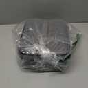 RZMAYIS Nail Polish Organizer, Nail Polish Storage Holds 30 Bottles & Nail Lamp, Double Layer Nail Bag Organizer Case, Portable Nail Polish Holder for Nail Tech Travel & Manicure Kit (Grey)