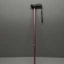 Walking Cane, Folding Cane, Portable Aluminium Alloy Frosted Anti‑Skid Elderly Walking Stick Multifunction Folding Ultralight Tbr