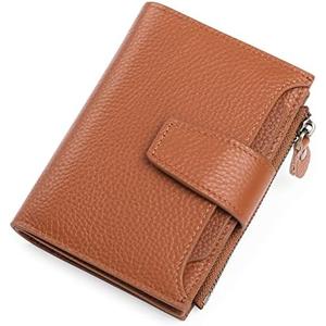 FALAN MULE Small Wallet for Women Leather Bifold Compact RFID Blocking Small Womens Wallet Purse